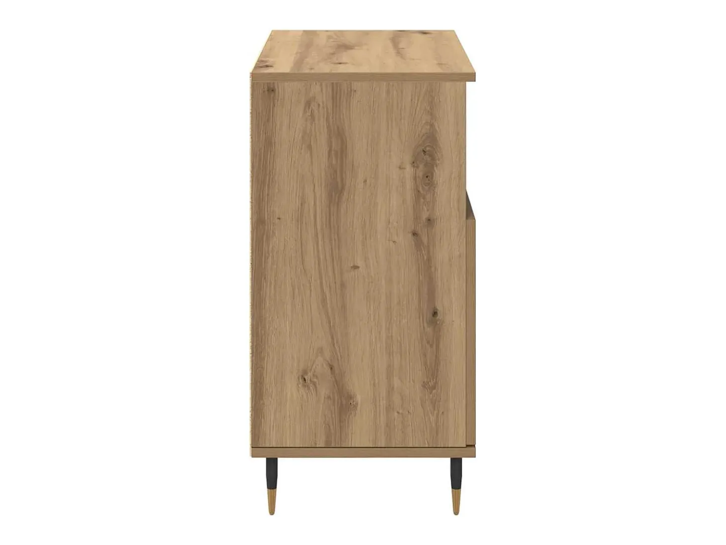 Aparador de roble artesanal 60 x 35 x 70 cm Madera de ingeniería
