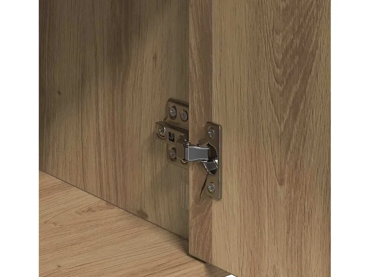 Aparador de roble hecho a mano 60 x 31 x 70 cm Madera de ingeniería