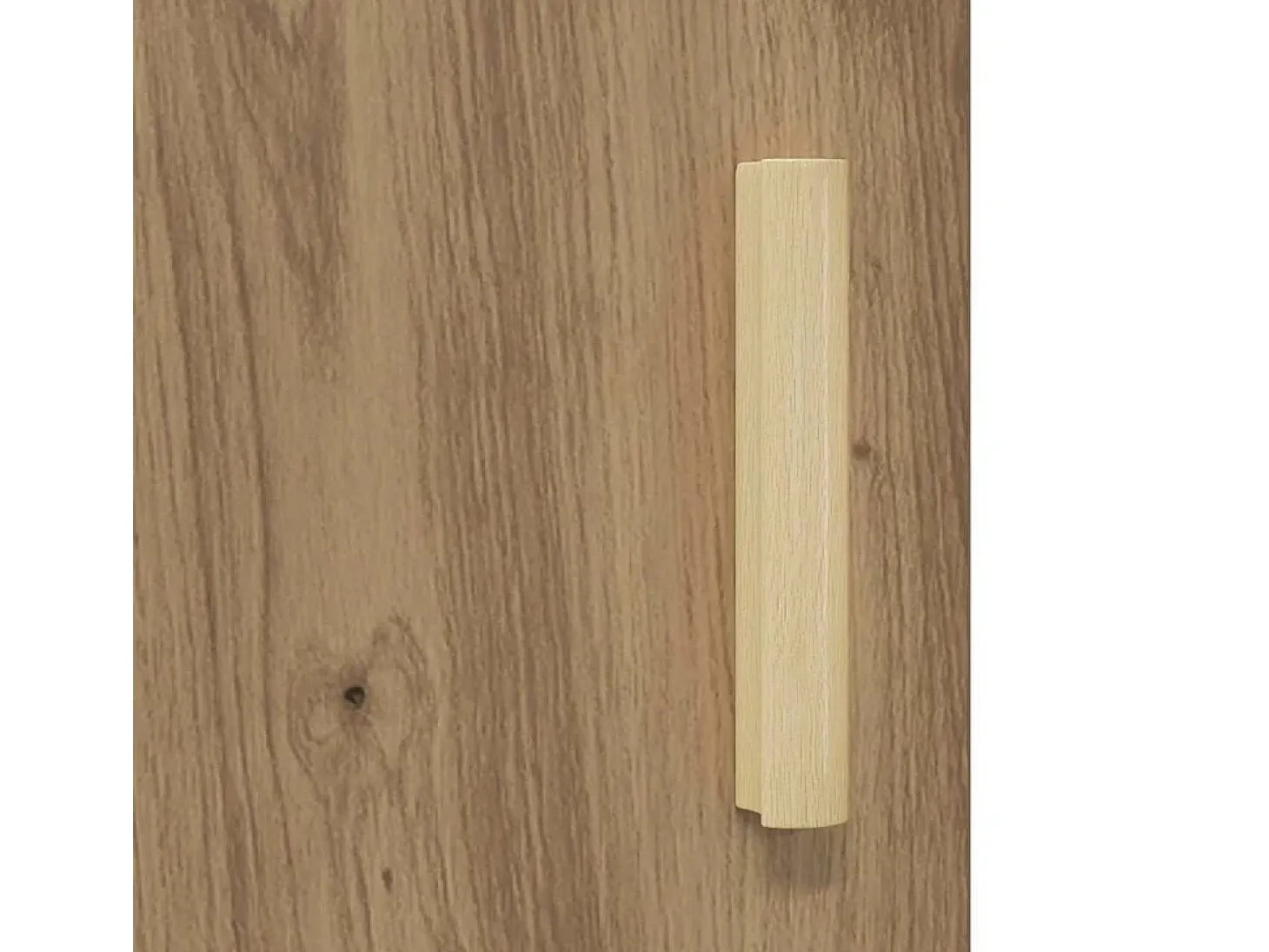 Aparador de roble hecho a mano 34,5 x 34 x 90 cm Madera de ingeniería