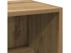 Aparador de roble hecho a mano 32,5 x 34,5 x 90 cm Madera de ingeniería