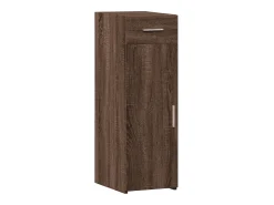 Aparador de roble marrón 30x42,5x93 cm madera de ingeniería