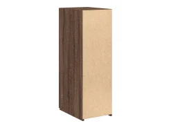 Aparador de roble marrón 30x42,5x93 cm madera de ingeniería