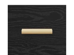 Aparador de roble negro 34 x 69,5 x 90 cm Madera de ingeniería