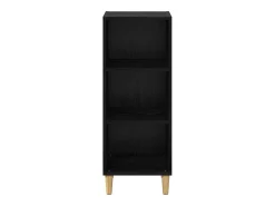 Aparador de roble negro 32,5 x 34,5 x 90 cm Madera de ingeniería
