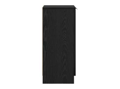 Aparador de roble negro 30 x 30 x 70 cm Madera de ingeniería