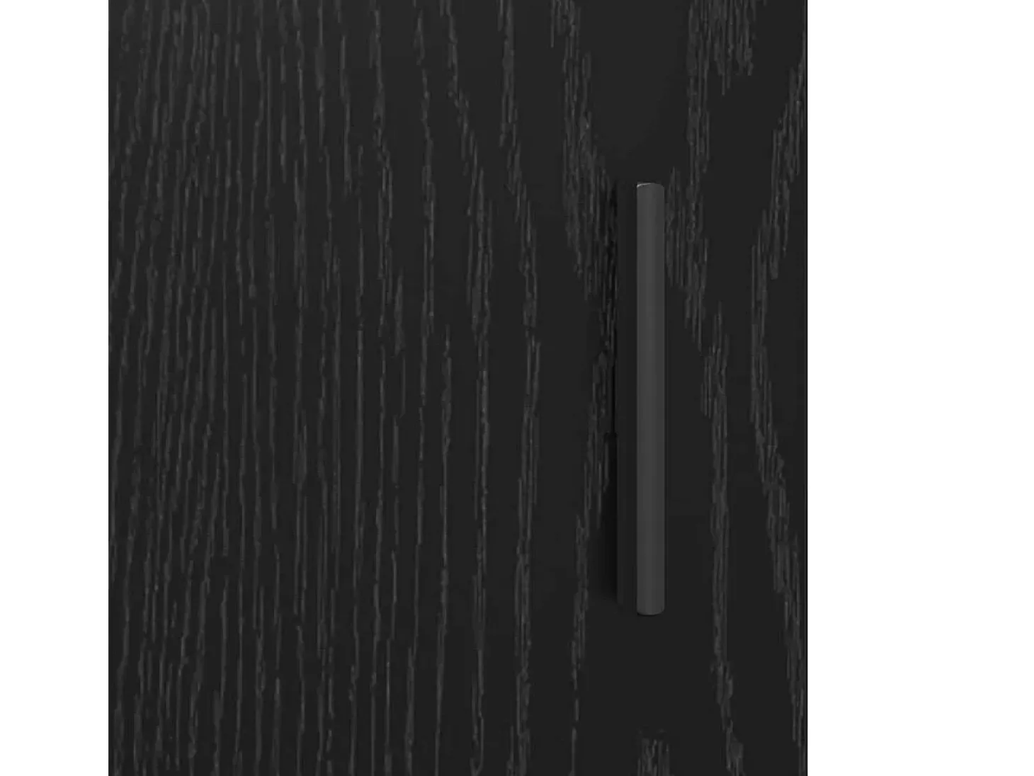 Aparador de roble negro 80 x 30 x 60 cm Madera de ingeniería