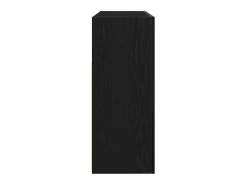Aparador de roble negro aglomerado 116 x 30 x 75 cm Aparador moderno