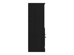 Aparador de roble negro 132x35,5x103,5 cm en madera de ingeniería