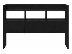 Aparador de roble negro 105x30x70 cm en madera de ingeniería