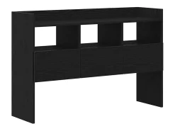 Aparador de roble negro 105x30x70 cm en madera de ingeniería