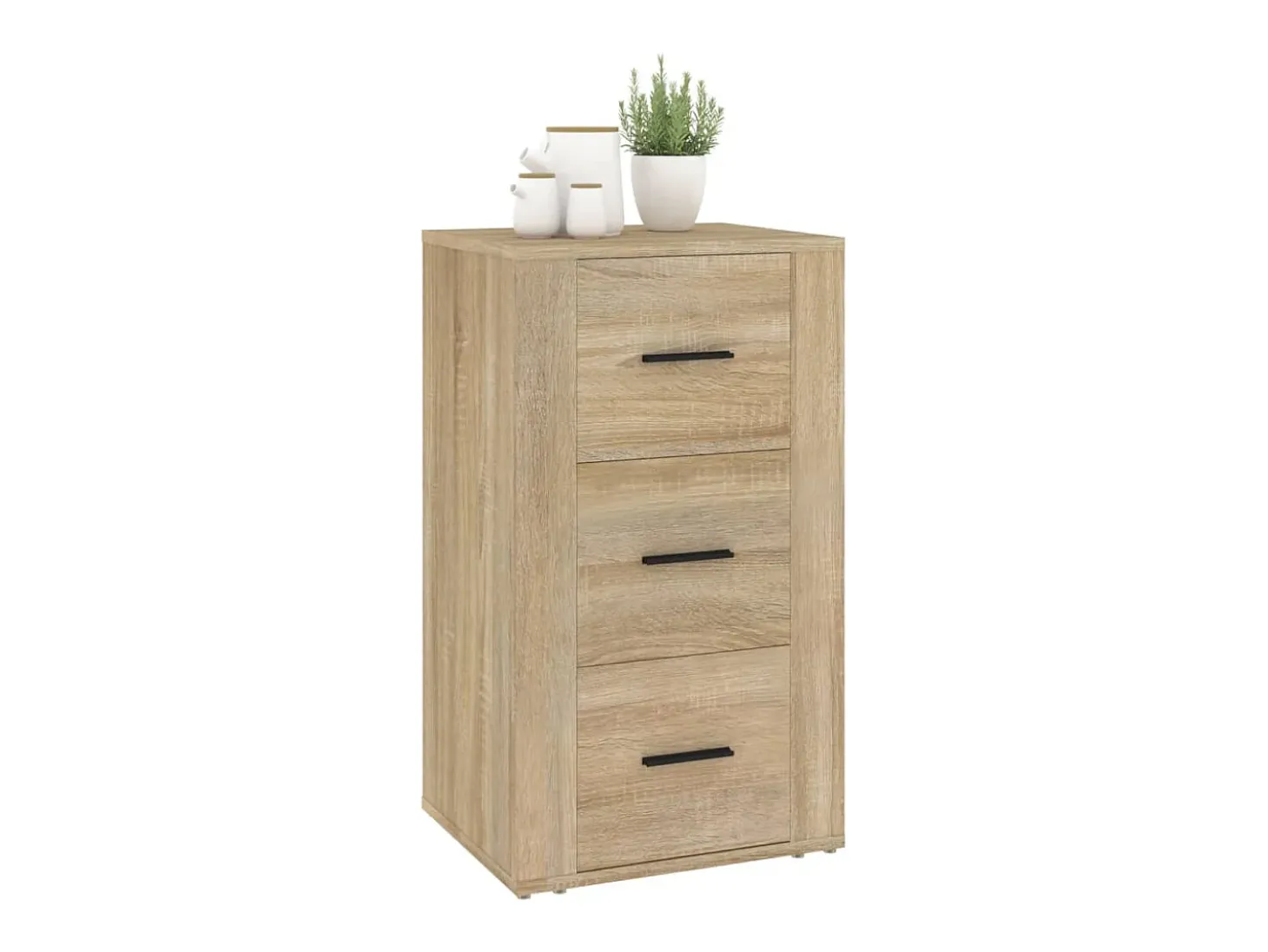 Aparador de roble Sonoma 40x33x70 cm Madera de ingeniería