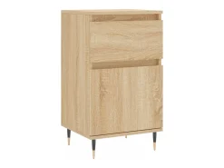 Aparador de roble Sonoma 40x35x70 cm madera de ingeniería