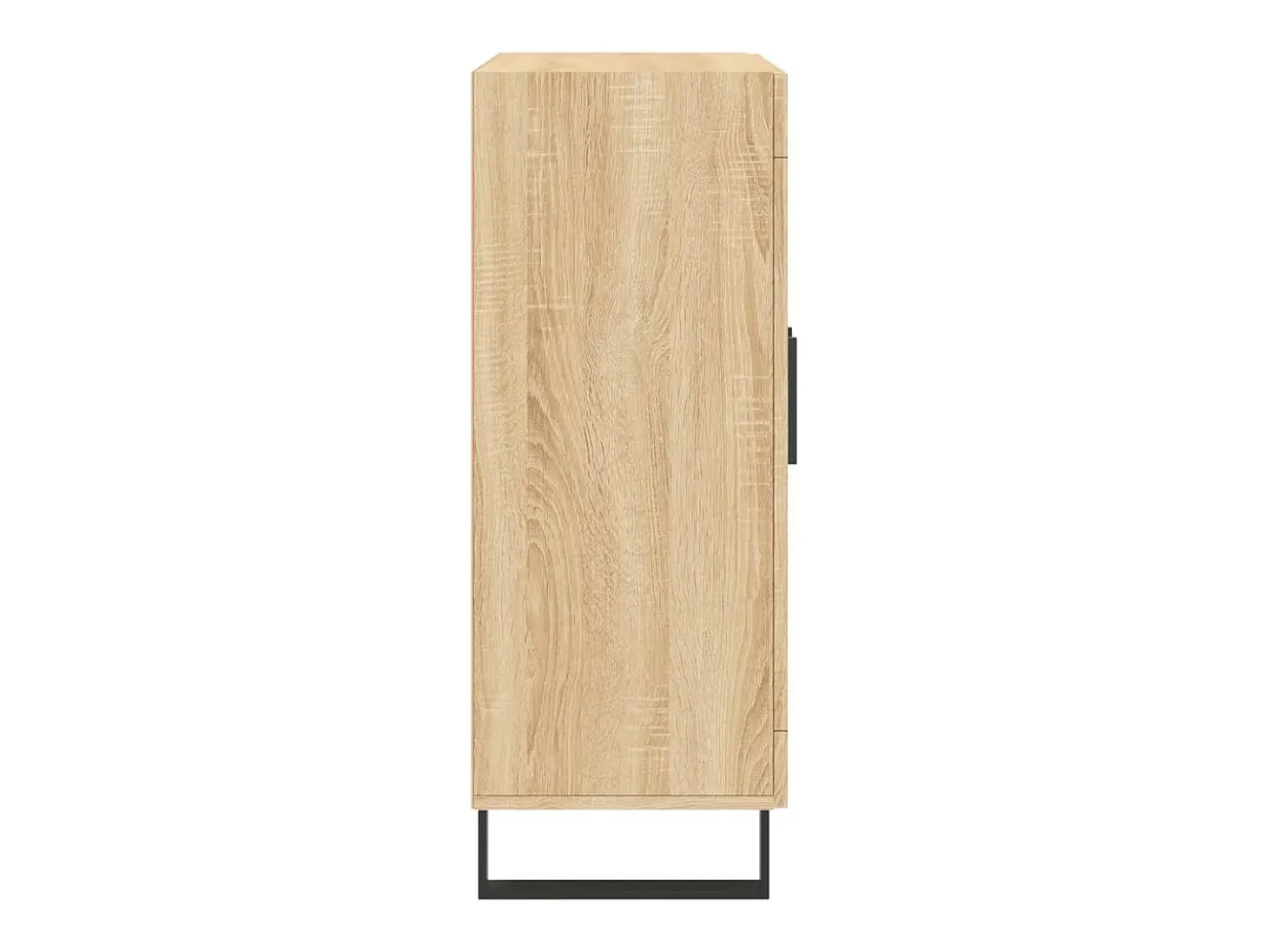 Aparador de roble Sonoma 69,5x34x90 cm madera de ingeniería