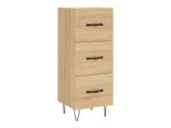Aparador de roble Sonoma 34,5 x 34 x 90 cm Madera de ingeniería