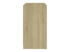 Aparador de roble Sonoma 70x41x75 cm Madera de ingeniería