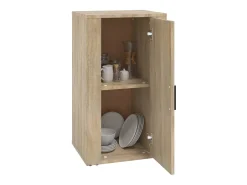 Aparador de roble Sonoma 40x33x70 cm Madera de ingeniería