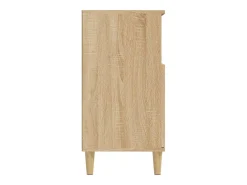 Aparador de roble Sonoma 60x35x70 cm Madera de ingeniería