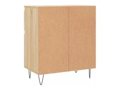 Aparador de roble Sonoma 60x35x70 cm Madera de ingeniería