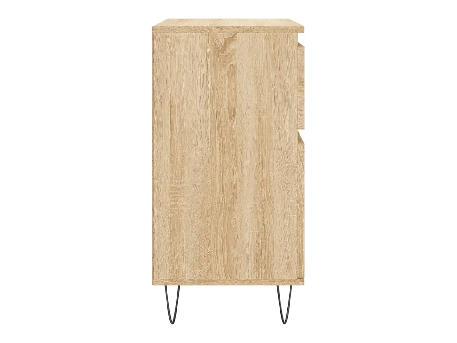 Aparador de roble Sonoma 60x35x70 cm Madera de ingeniería