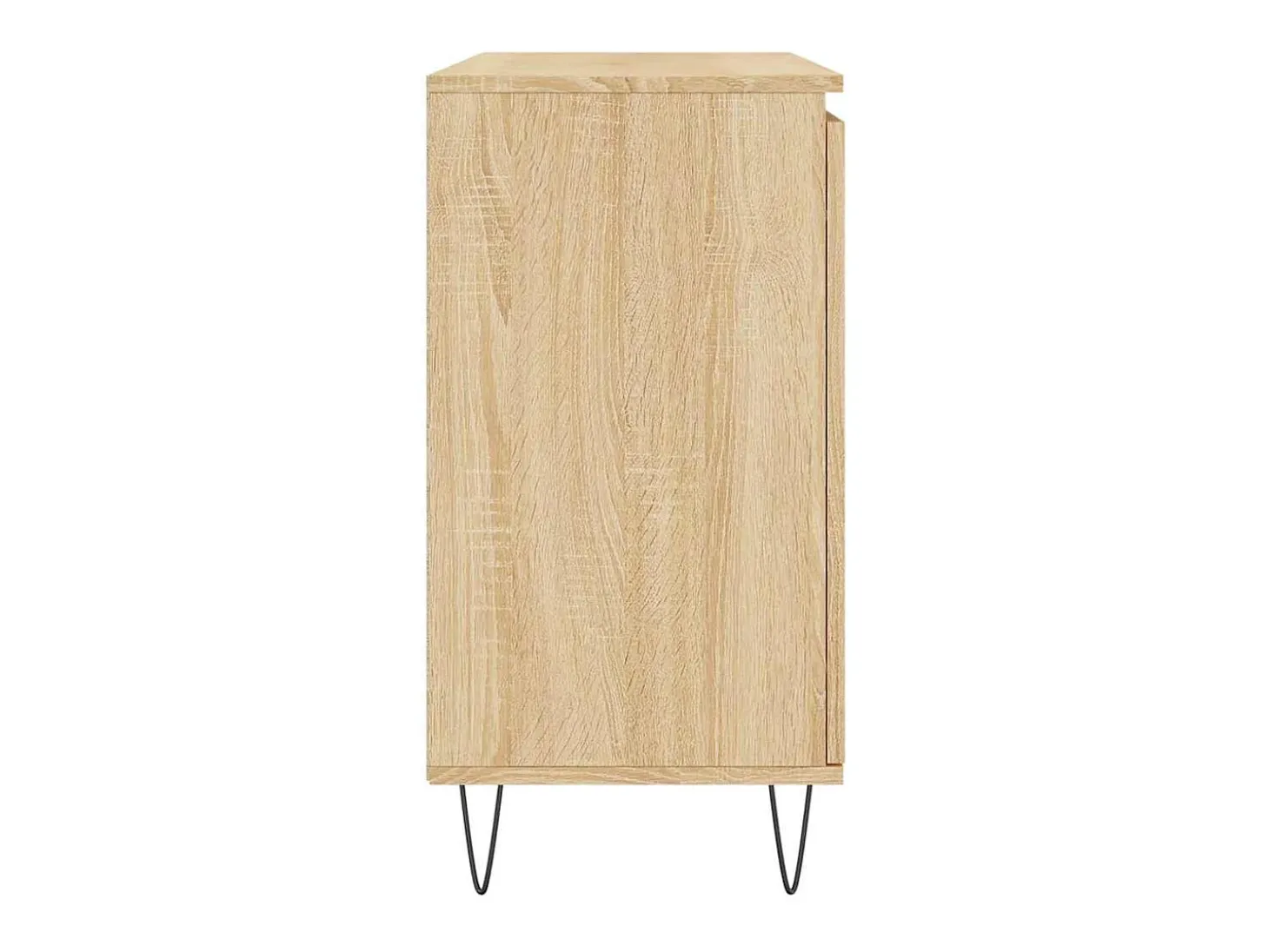 Aparador de roble Sonoma 104x35x70 cm madera de ingeniería