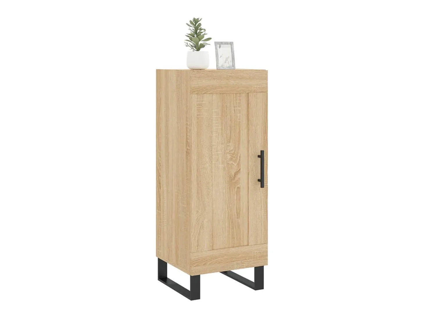 Aparador de roble Sonoma 34,5 x 34 x 90 cm Madera de ingeniería