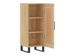Aparador de roble Sonoma 34,5 x 34 x 90 cm Madera de ingeniería