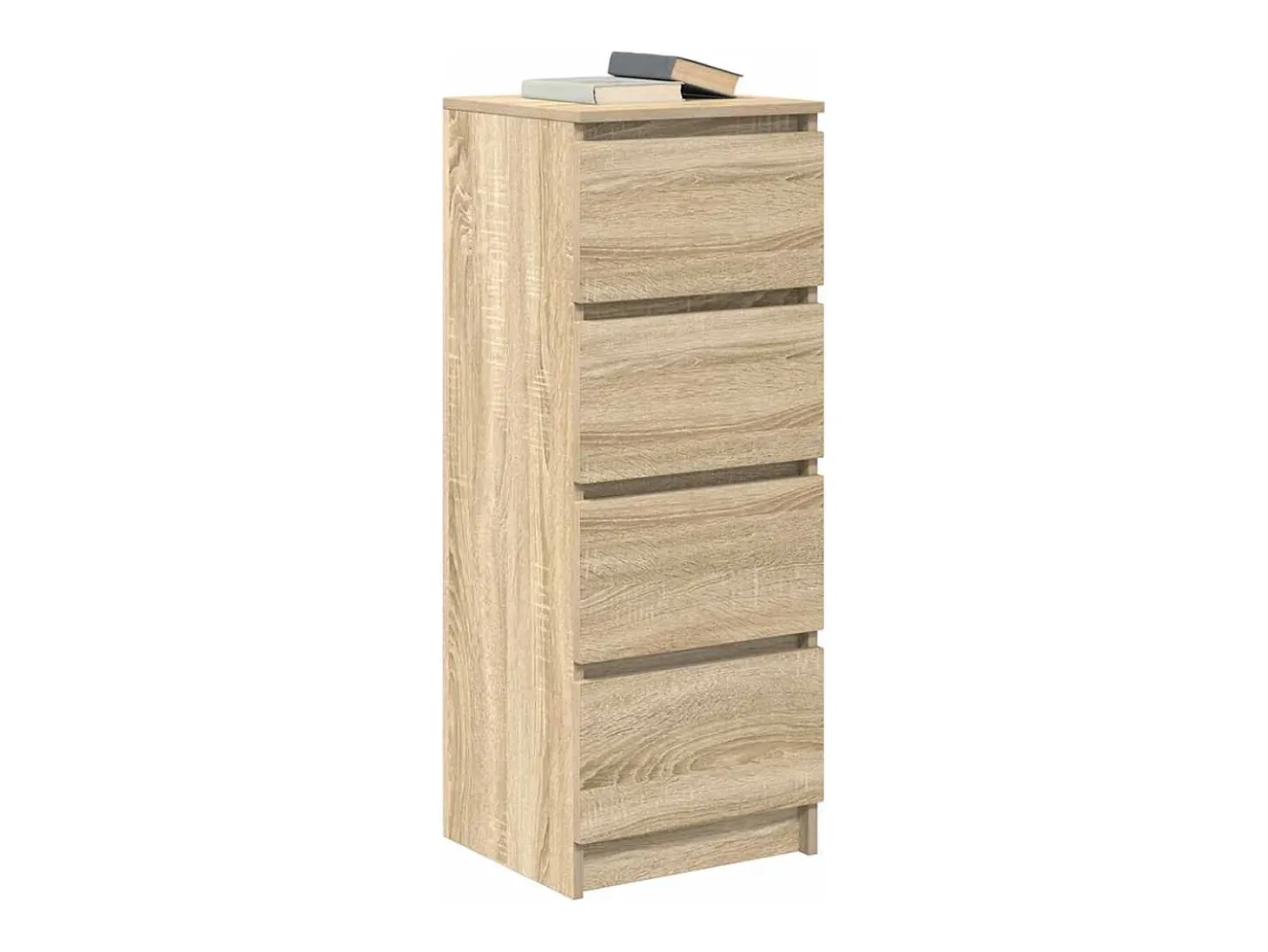 Aparador de roble Sonoma 37,5x35x99 cm madera de ingeniería