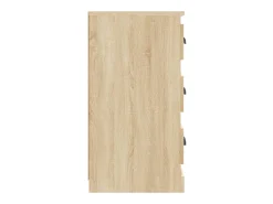 Aparador de roble Sonoma 70x35,5x67,5 cm madera de ingeniería
