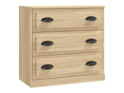 Aparador de roble Sonoma 70x35,5x67,5 cm madera de ingeniería