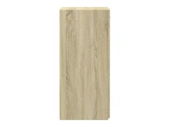 Aparador de roble Sonoma 45x42,5x93 cm madera de ingeniería
