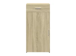 Aparador de roble Sonoma 45x42,5x93 cm madera de ingeniería