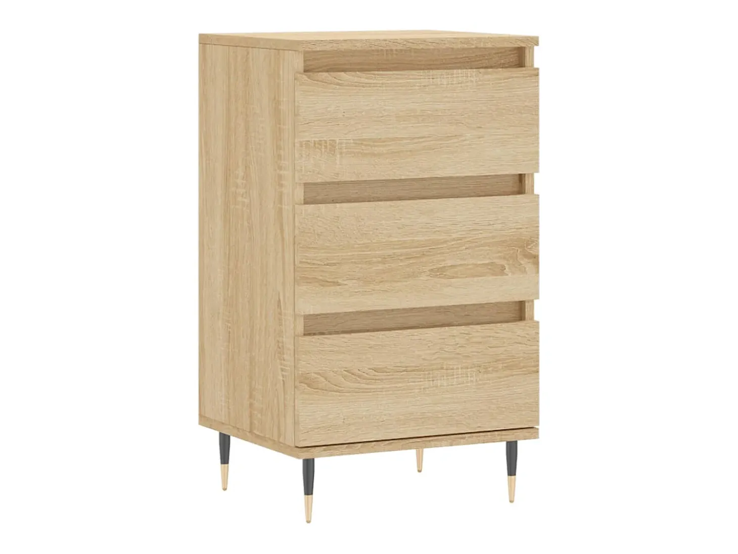Aparador de roble Sonoma 40x35x70 cm madera de ingeniería