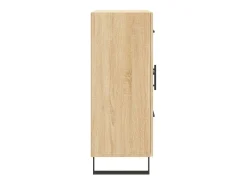 Aparador de roble Sonoma 69,5x34x90 cm madera de ingeniería