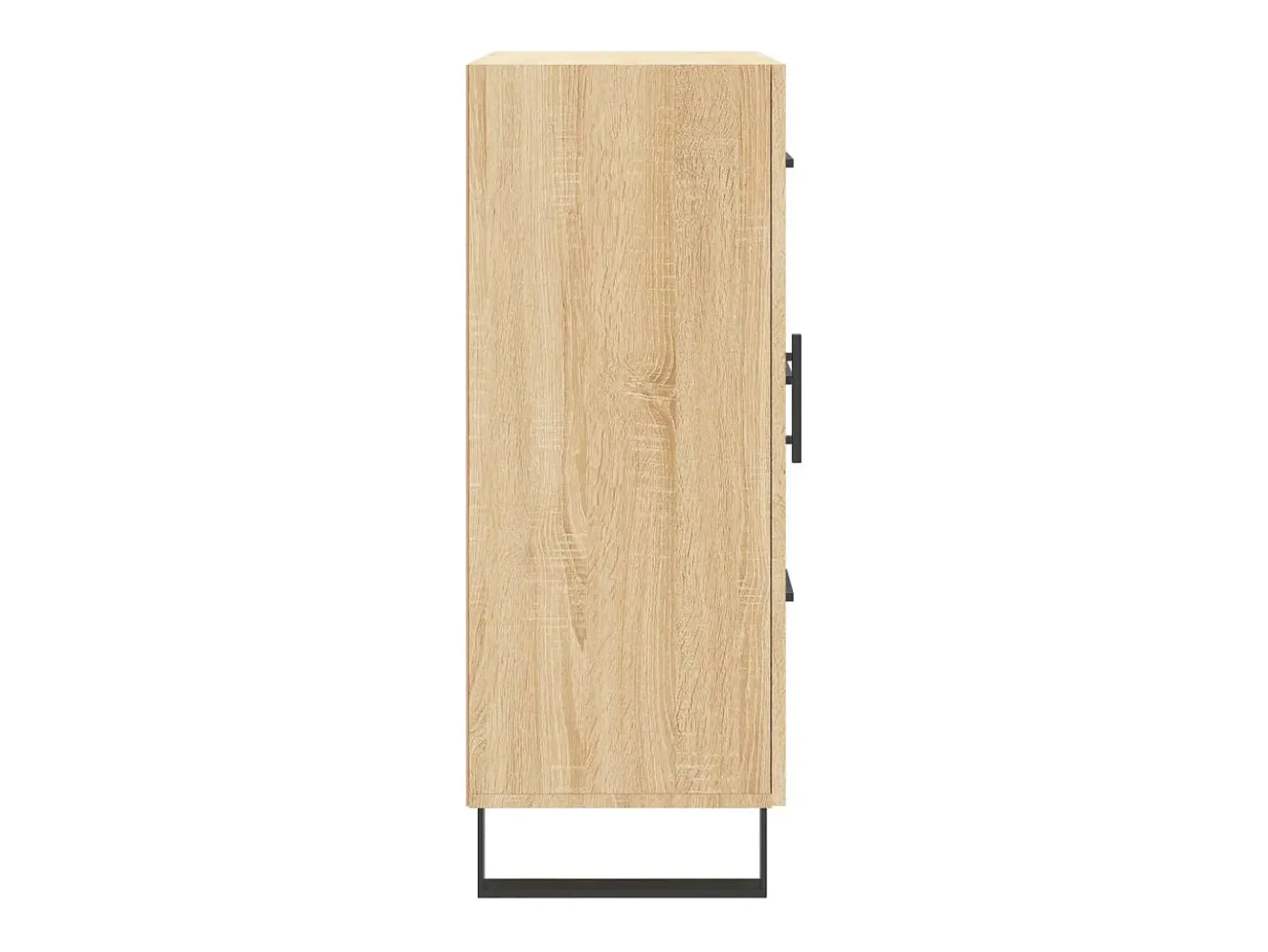 Aparador de roble Sonoma 69,5x34x90 cm madera de ingeniería