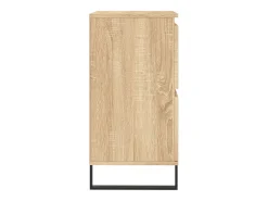 Aparador de roble Sonoma 60x35x70 cm Madera de ingeniería