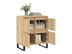 Aparador de roble Sonoma 60x35x70 cm Madera de ingeniería