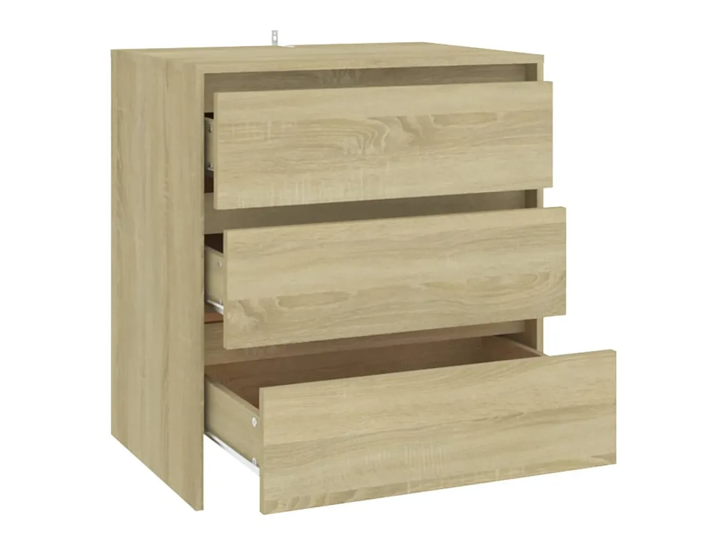 Aparador de roble Sonoma 70x41x75 cm Madera de ingeniería