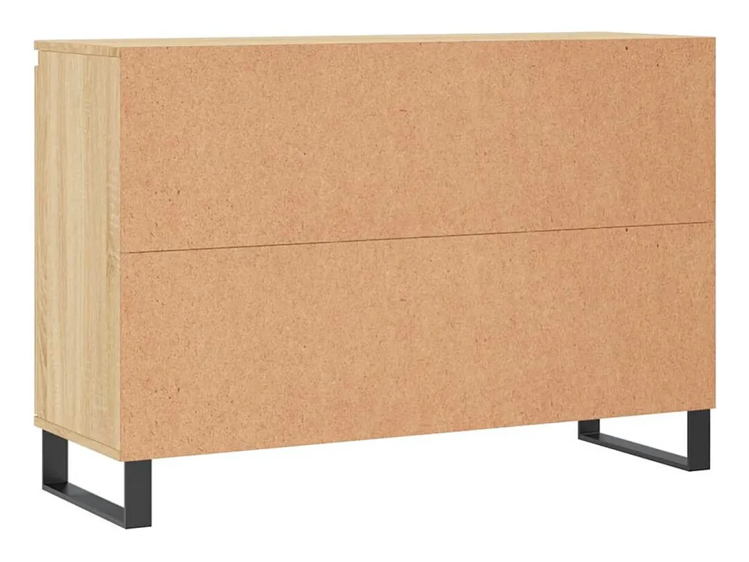 Aparador de roble Sonoma 104x35x70 cm madera de ingeniería