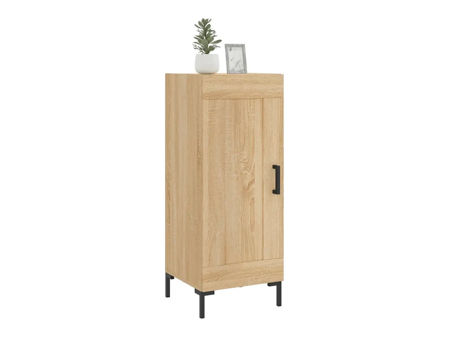 Aparador de roble Sonoma 34,5 x 34 x 90 cm Madera de ingeniería
