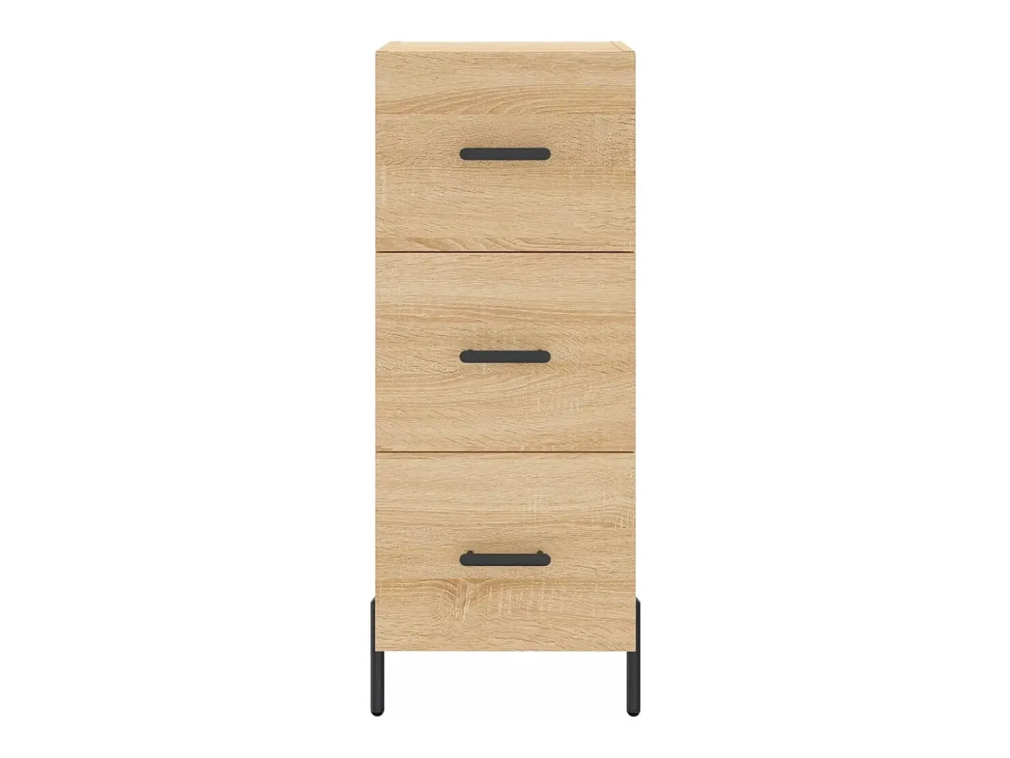Aparador de roble Sonoma 34,5 x 34 x 90 cm Madera de ingeniería
