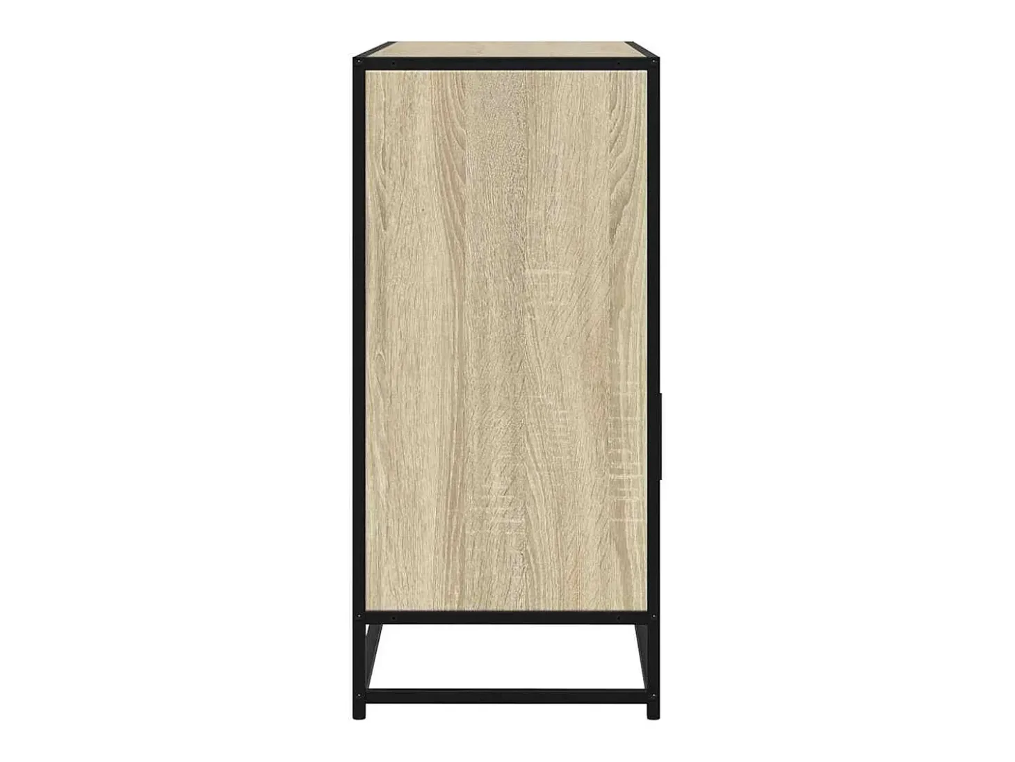 Aparador de roble Sonoma 100x35x76 cm madera de ingeniería