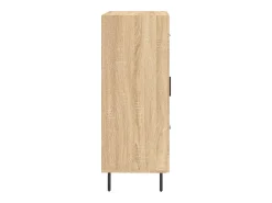 Aparador de roble Sonoma 69,5x34x90 cm madera de ingeniería