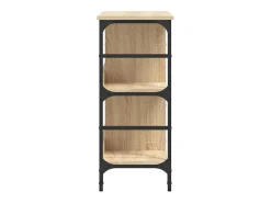 Aparador de roble Sonoma 102x32x73,5 cm madera de ingeniería
