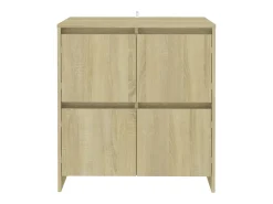 Aparador de roble Sonoma 70x41x75 cm Madera de ingeniería