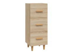 Aparador de roble Sonoma 34,5 x 34 x 90 cm Madera de ingeniería