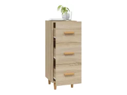Aparador de roble Sonoma 34,5 x 34 x 90 cm Madera de ingeniería