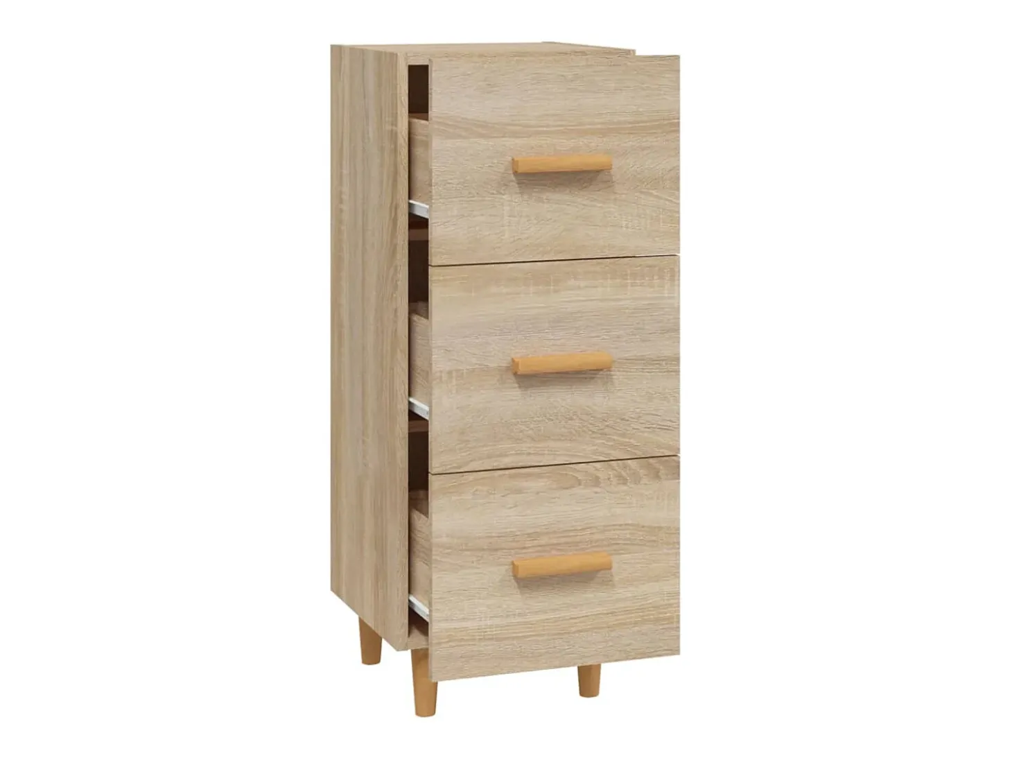 Aparador de roble Sonoma 34,5 x 34 x 90 cm Madera de ingeniería