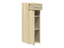 Aparador de roble Sonoma 30x42,5x93 cm madera de ingeniería