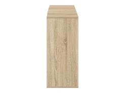 Aparador de roble Sonoma 120x30x75 cm madera de ingeniería