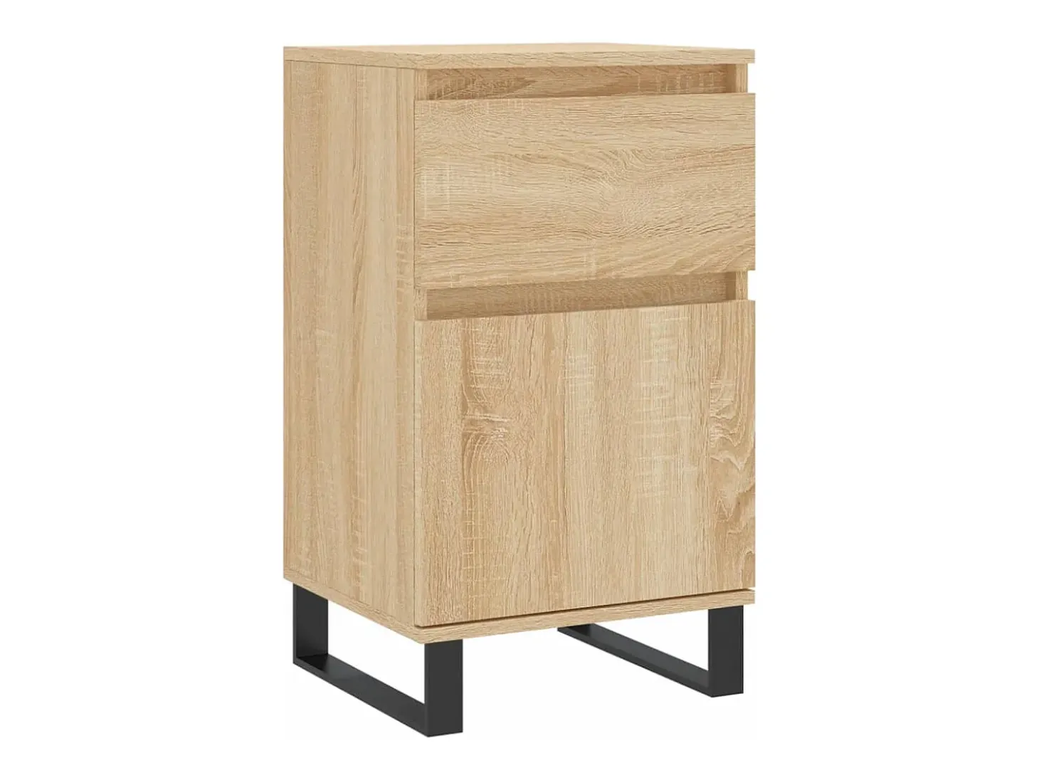 Aparador de roble Sonoma 40x35x70 cm madera de ingeniería